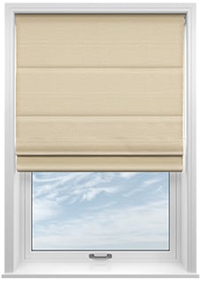 Maurice, Cream - Twist&Fit Roman Blind